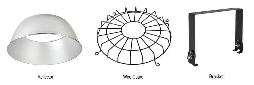 100W Low Bay Light Installation Accessories