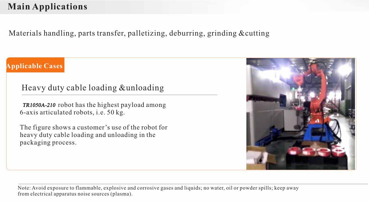 Payload 50kg Robot Arm