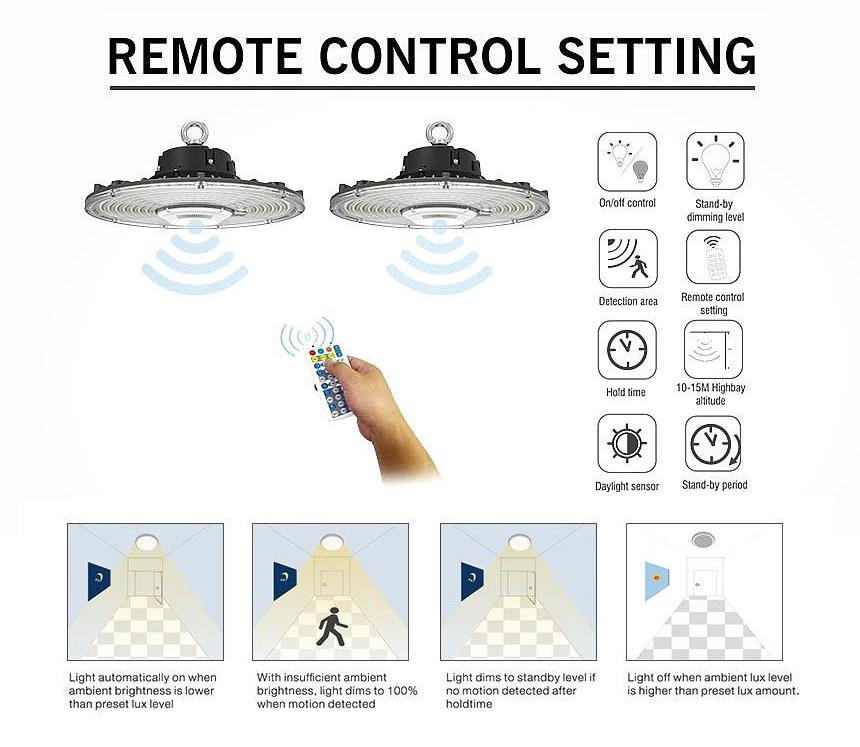 Remote Control Sensor UFO Graphene Luminaires