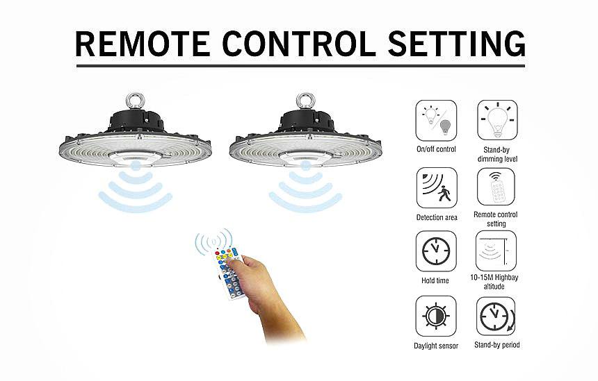 Intelligent Remote Control Graphene UFO LED Light Bulbs
