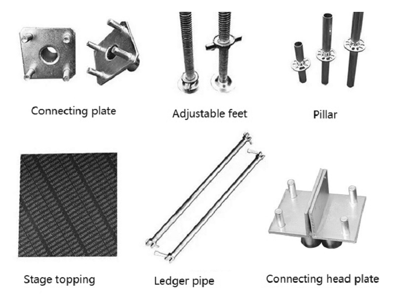 modular stage parts