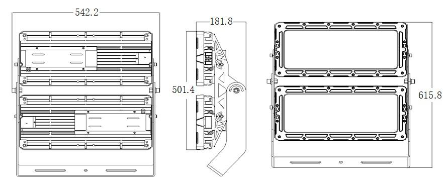 500W Sports Lighting LED Lamp for Sports Fields