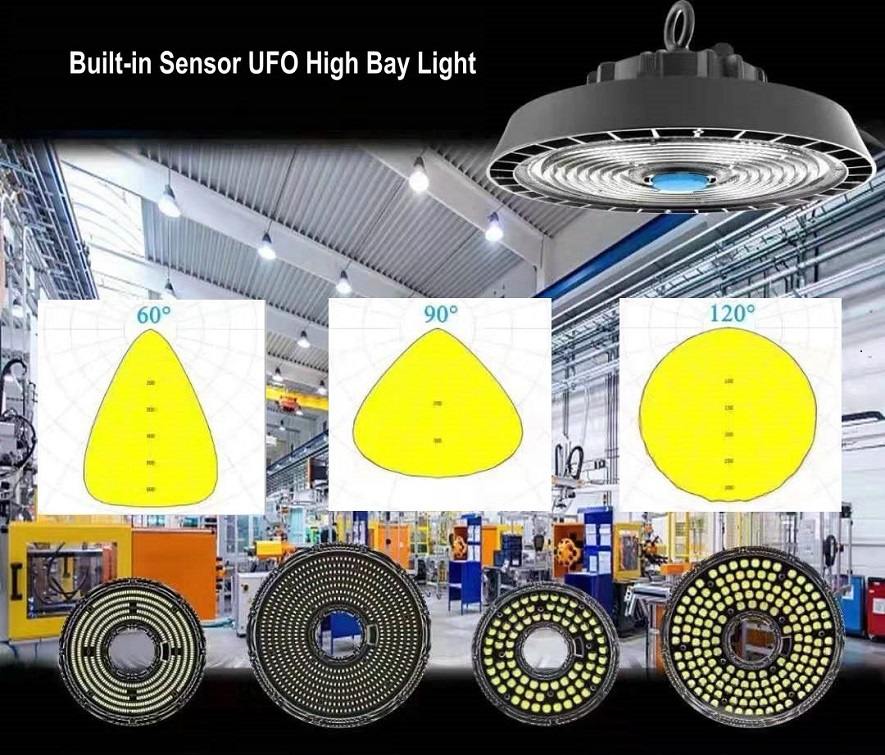 Embedded Motion Sensor UFO Factory Storage Area Light
