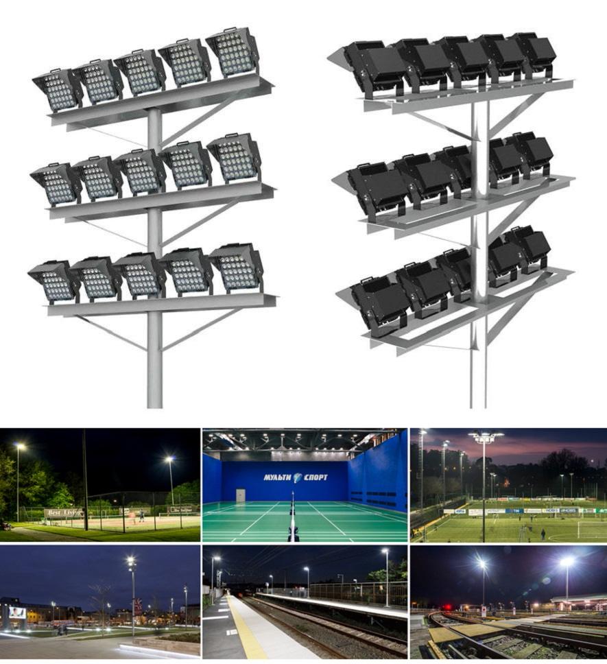 600W High Mast LED Floodlight Application