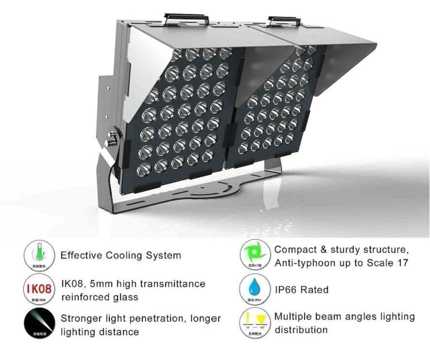 1000W Floodlight Hockey Pitch Lighting High Mast Lighting System