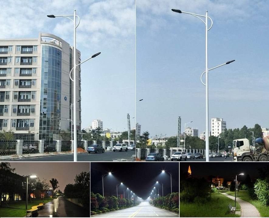 Street Lighting 100W LED Lamp Projects