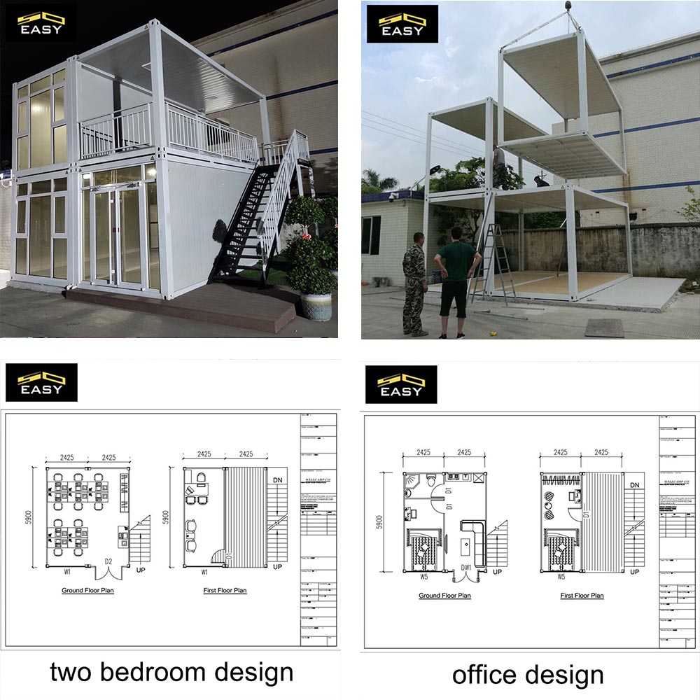 2 floor temporary office