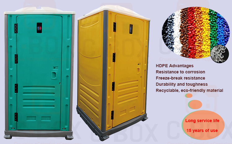 HDPE Plastic Mobile Portable Toilet