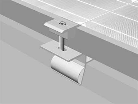 Solar panel brackets tile roof