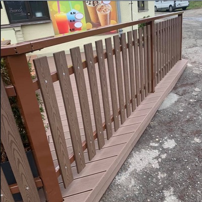 wpc wood composite fence