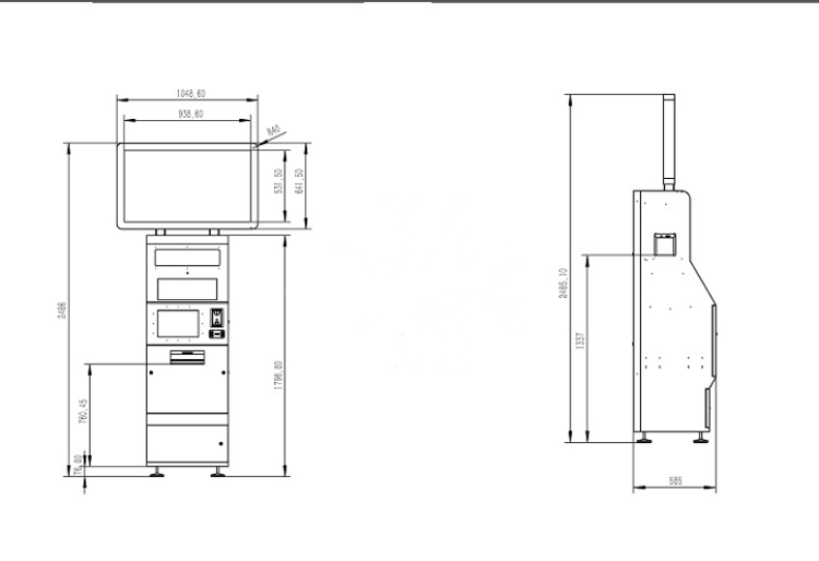 Photocopier and paperprinter