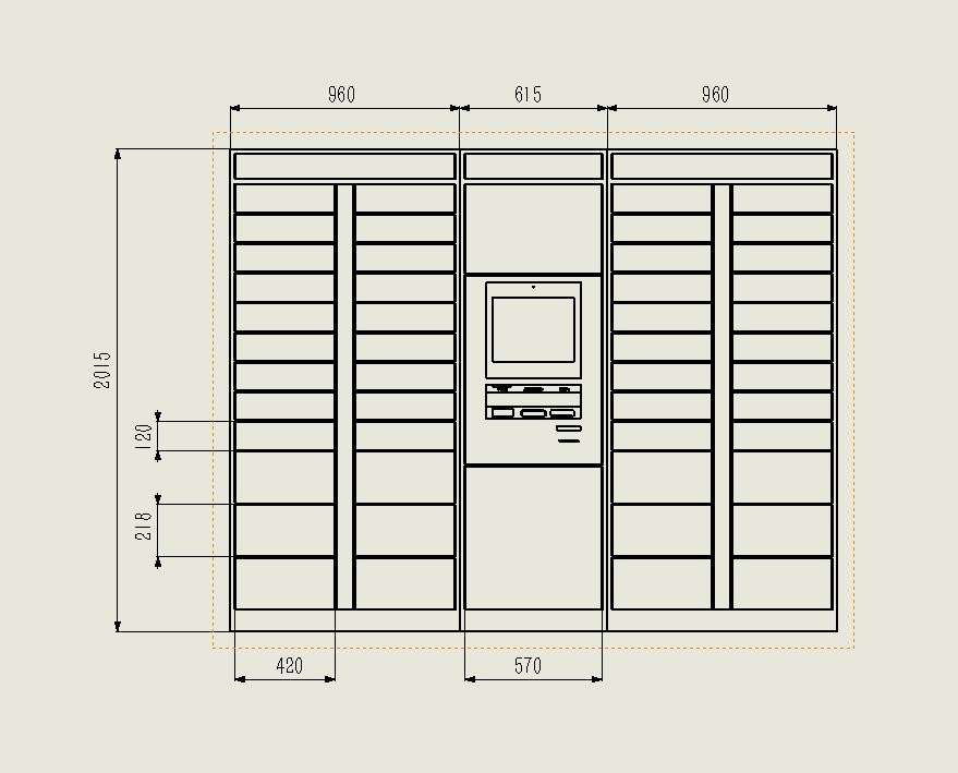 Electronic parcel lockers