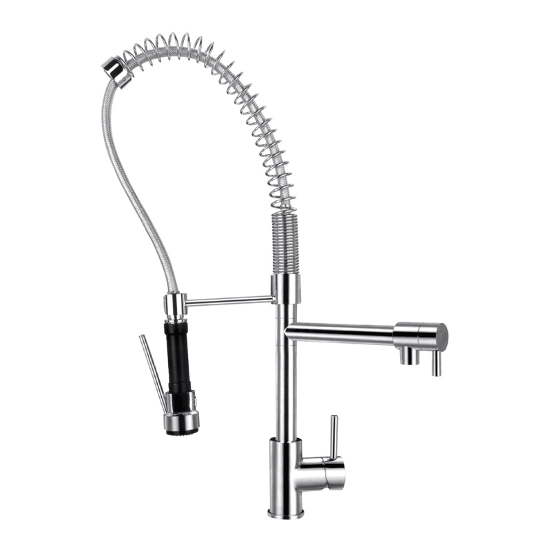 pull out spray brass ktichen faucdets_chrome_brass_pull_out_kitchen_faucet_Küchenarmaturen_Keukenkraan_NEUNAS_113