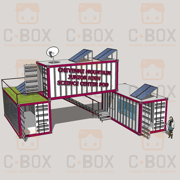 modified shipping container