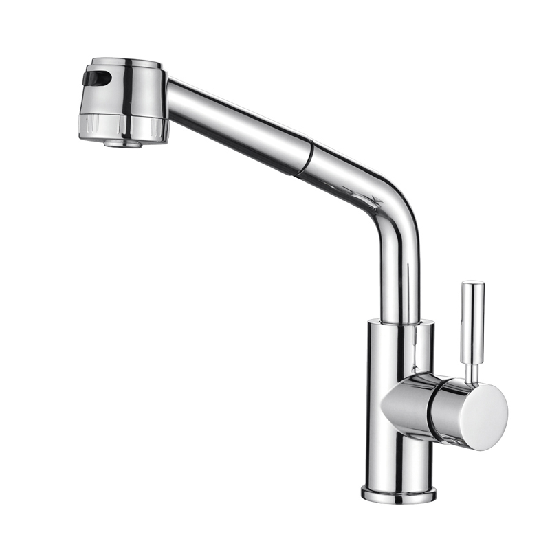 chrome pull out brass kitchen faucets_chrome_brass_pull_out_kitchen_faucet_Küchenarmaturen_Keukenkraan_NEUNAS_925CP