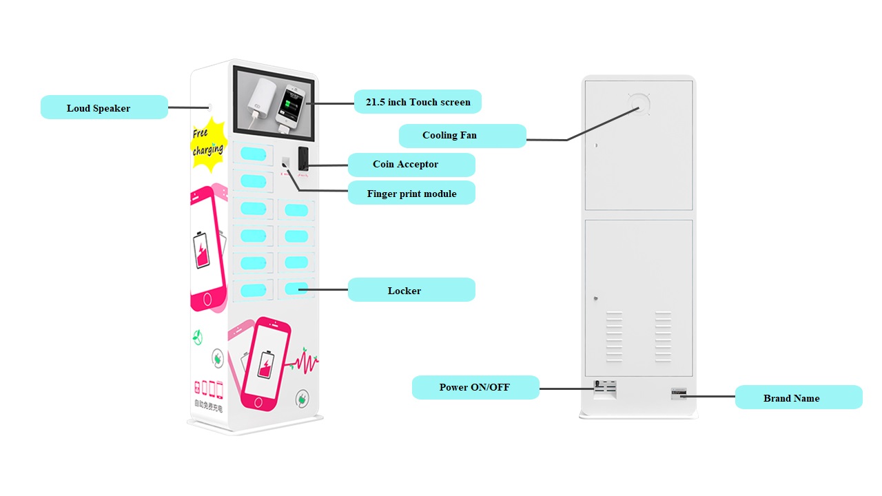 Mobile charging locker