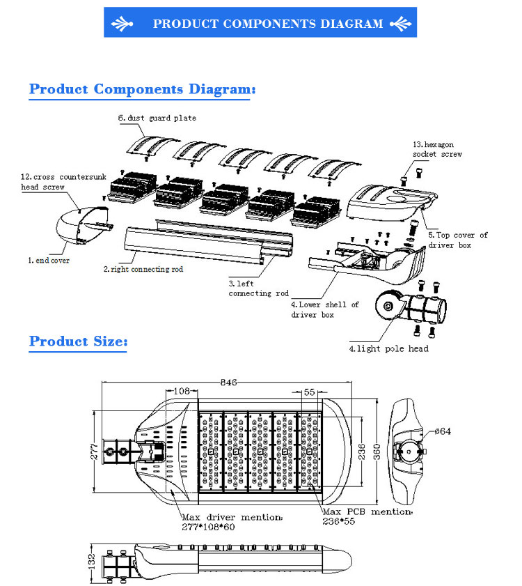 UV Resistant Lighting Housing