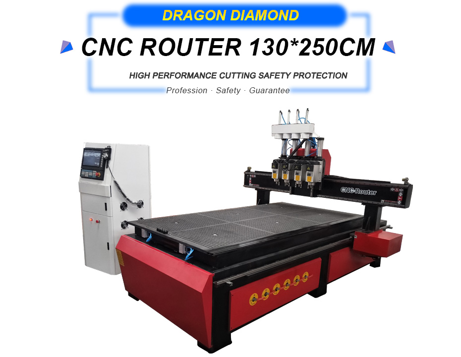 4 heads CNC Router