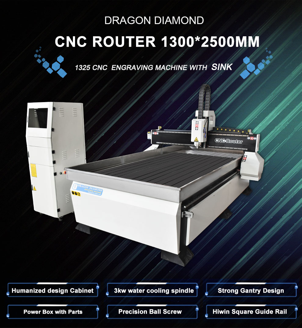 Stone working CNC Machine