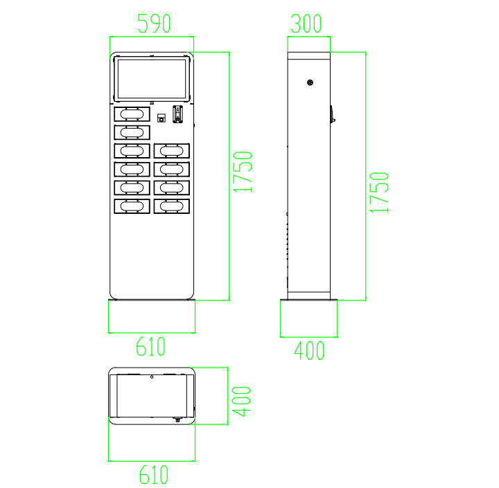 Mobile charging locker