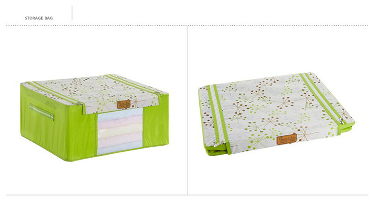 Cloth storage folded oxford box bin closet