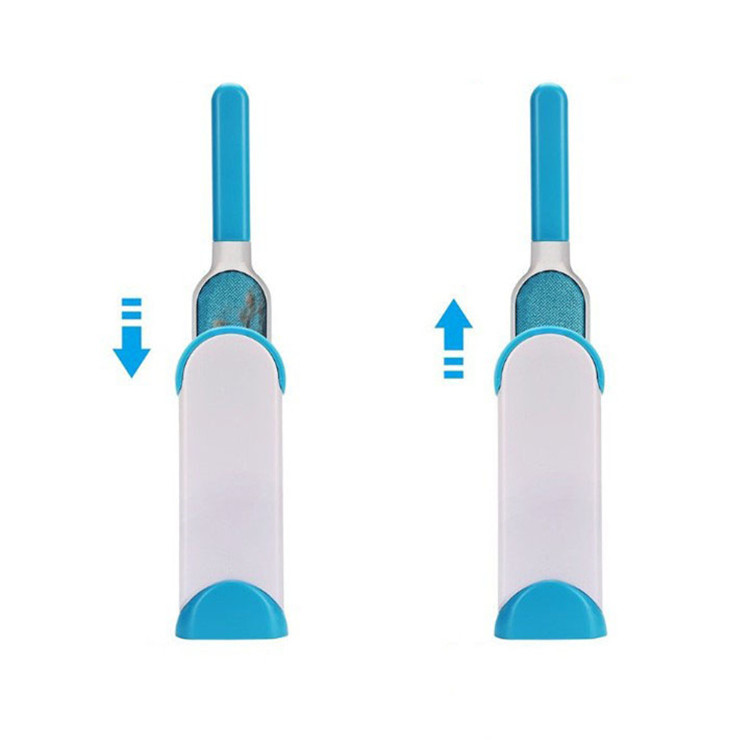 Portable hair removal brushes