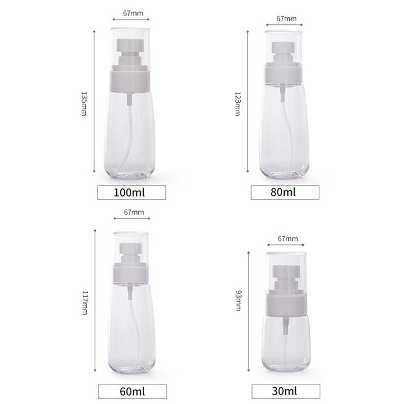 transparent pressing plastic bottle