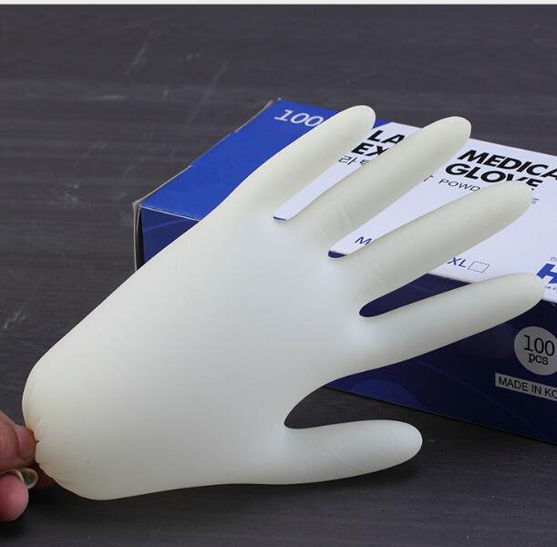 Disposable latex gloves Disposable latex gloves