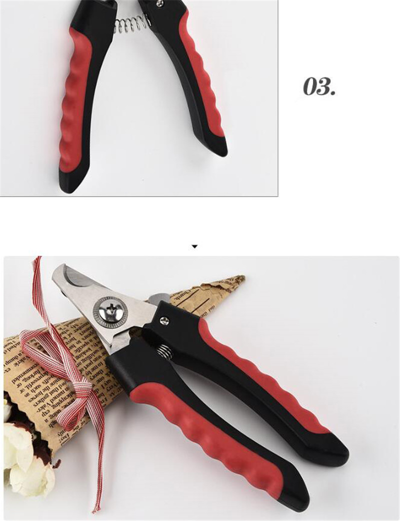 Stainless steel pet nail clippers