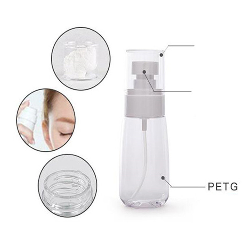 transparent pressing plastic bottle