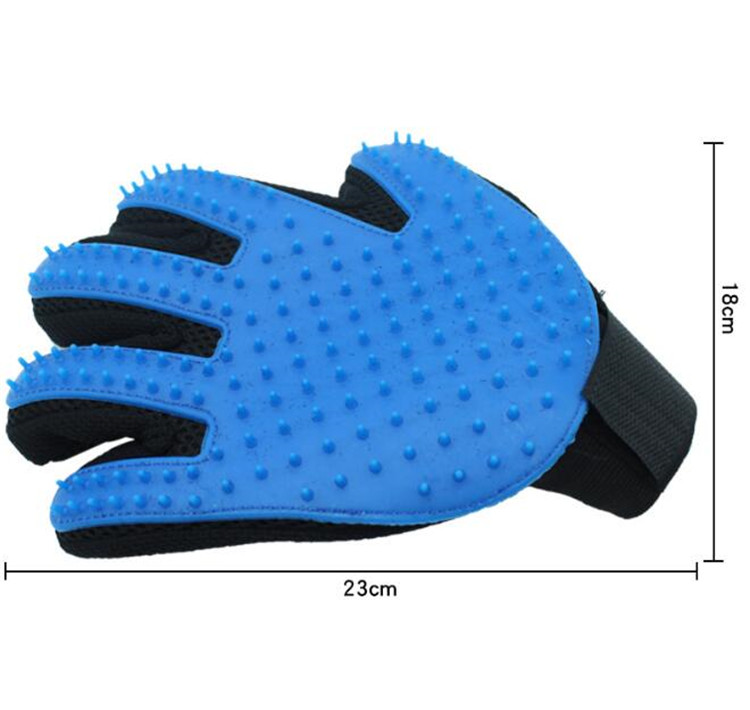 Pet hair removal gloves