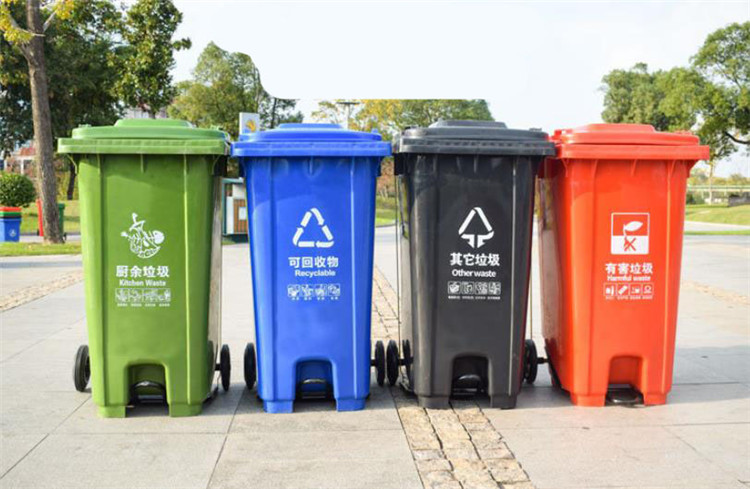 Sanitation classified trash cans