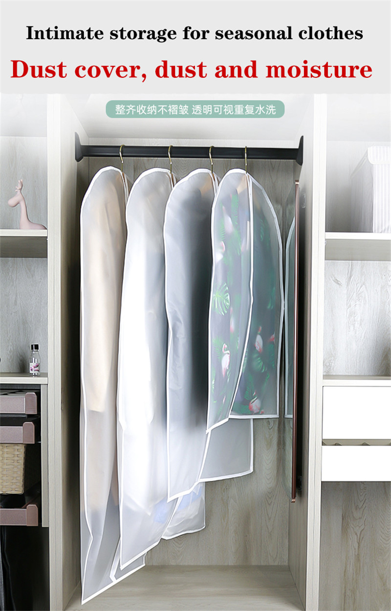 wardrobe transparent thick hanging storage