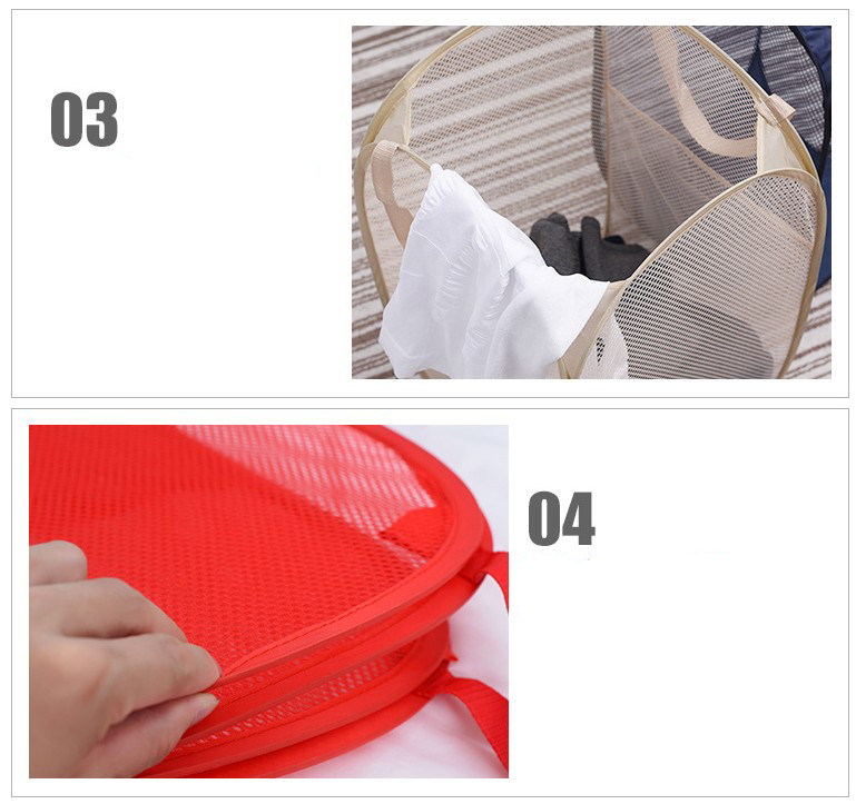 High Quality Thick Steel Wire Laundry Basket