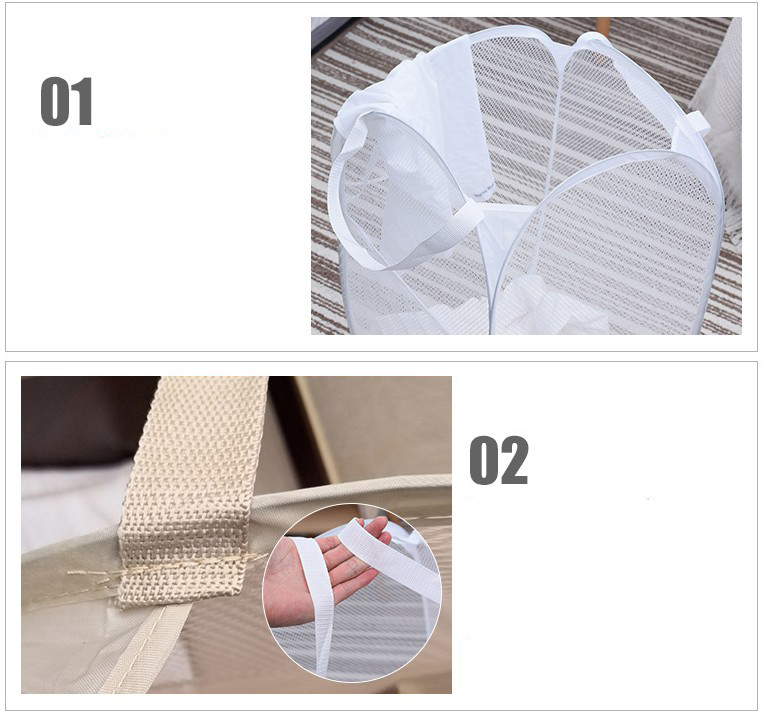 High Quality Thick Steel Wire Laundry Basket
