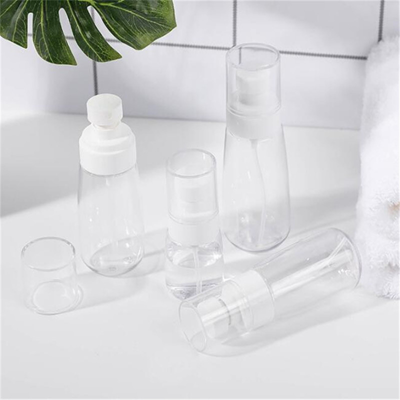 transparent pressing plastic bottle