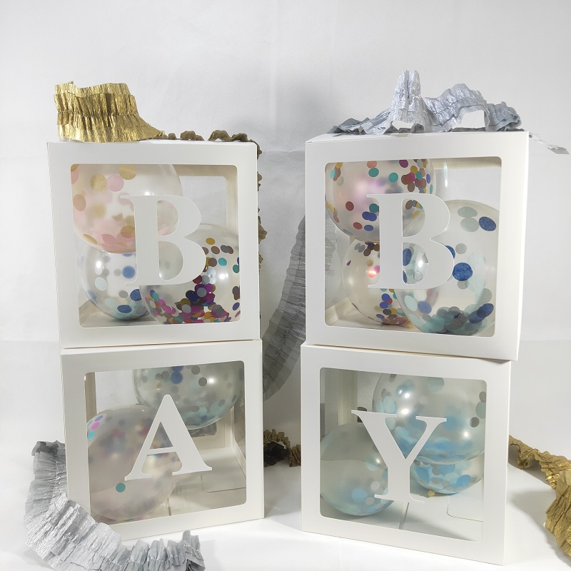 baby shower balloon box decor baby shower balloon box decor