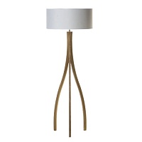 Light wood floor lamp