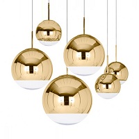 Brass pendant light