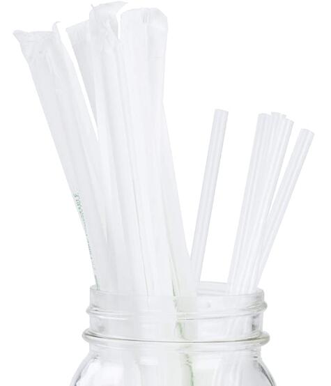 white paper straw