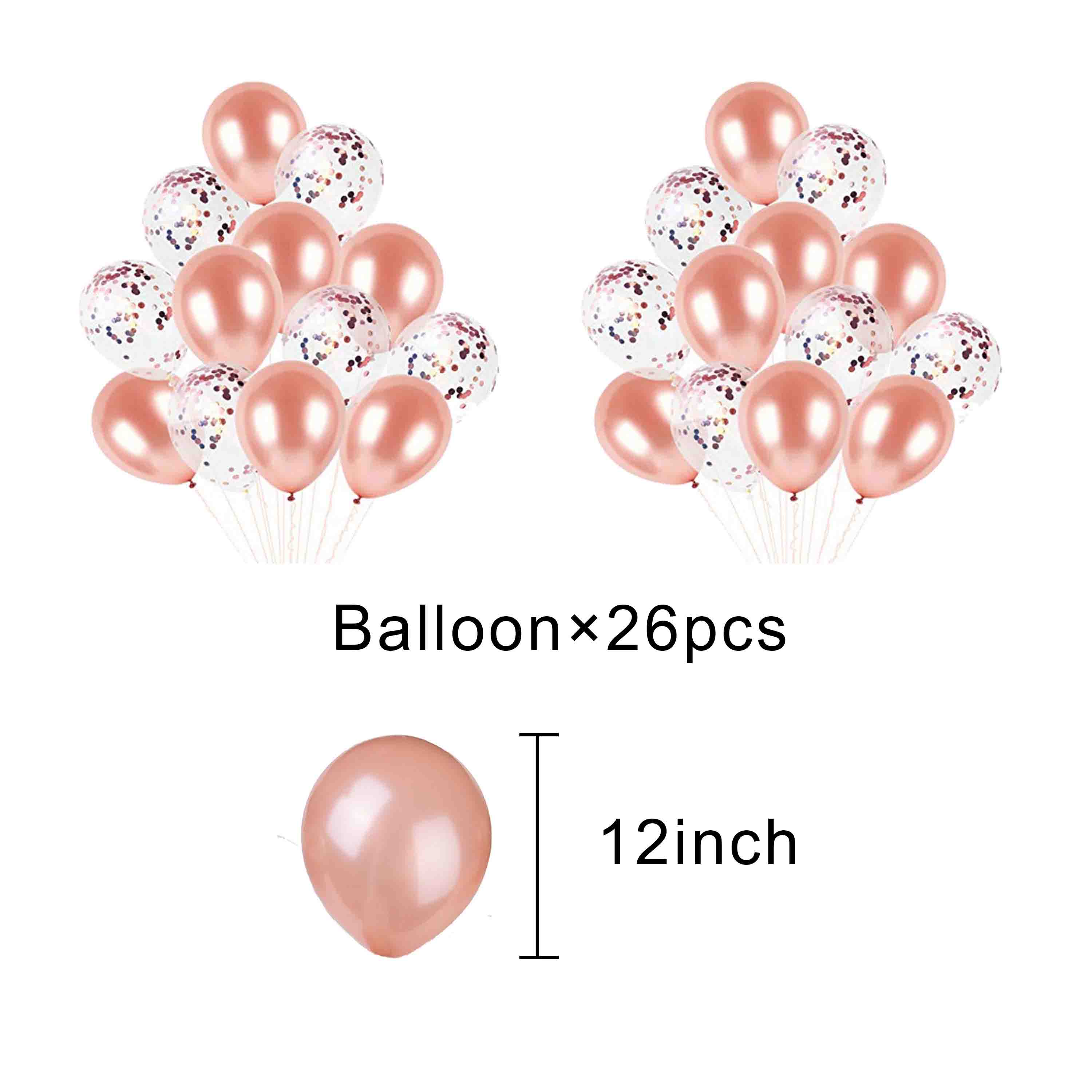Rose Gold Party Decorations wholesale