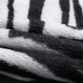 printed Zebra printed flannel fleece fabric