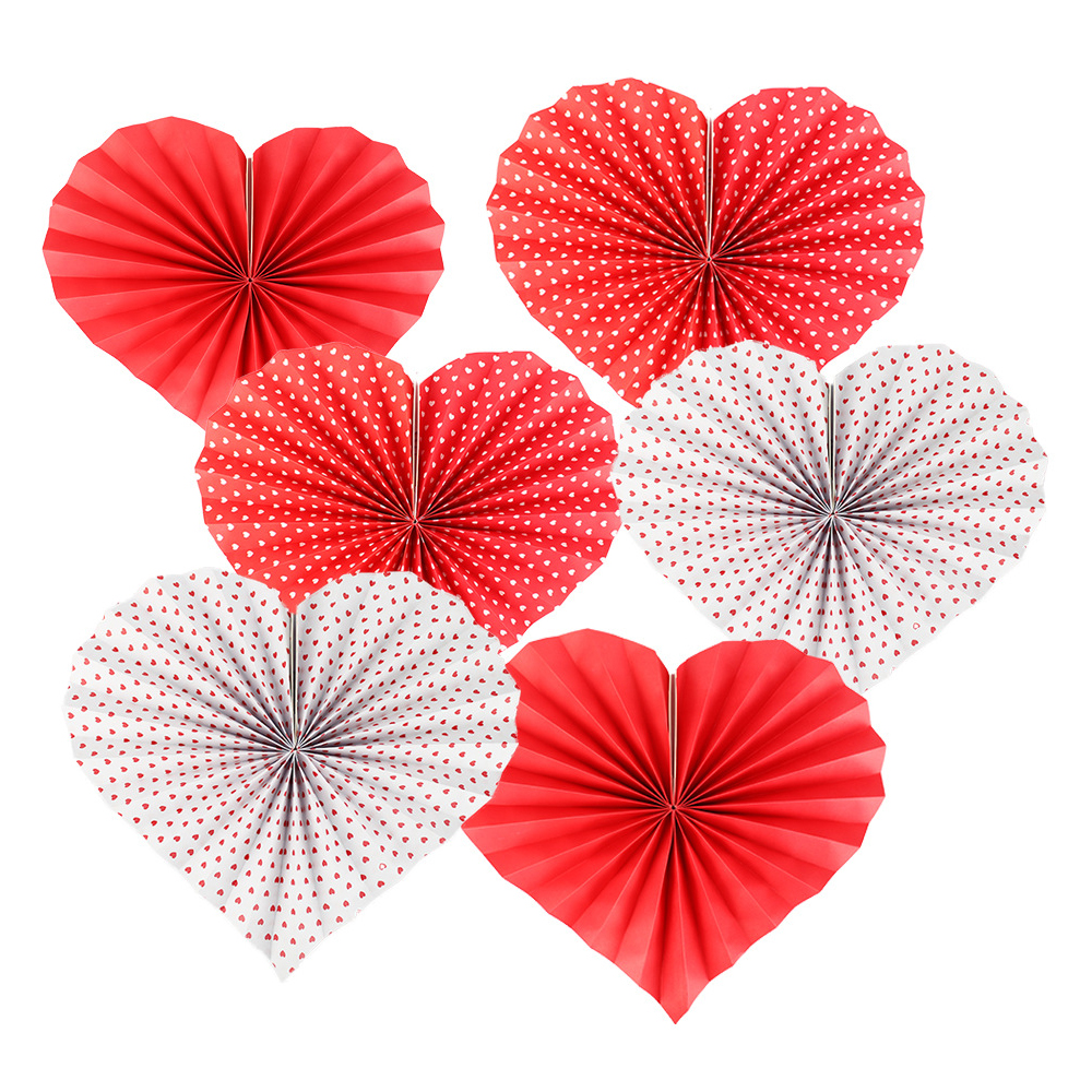 heart paper fan heart paper fan