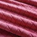 3D embossed warp knit super soft velboa fabric