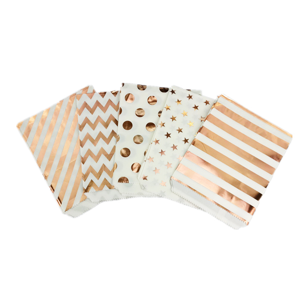 rose gold paper bag rose gold paper bag