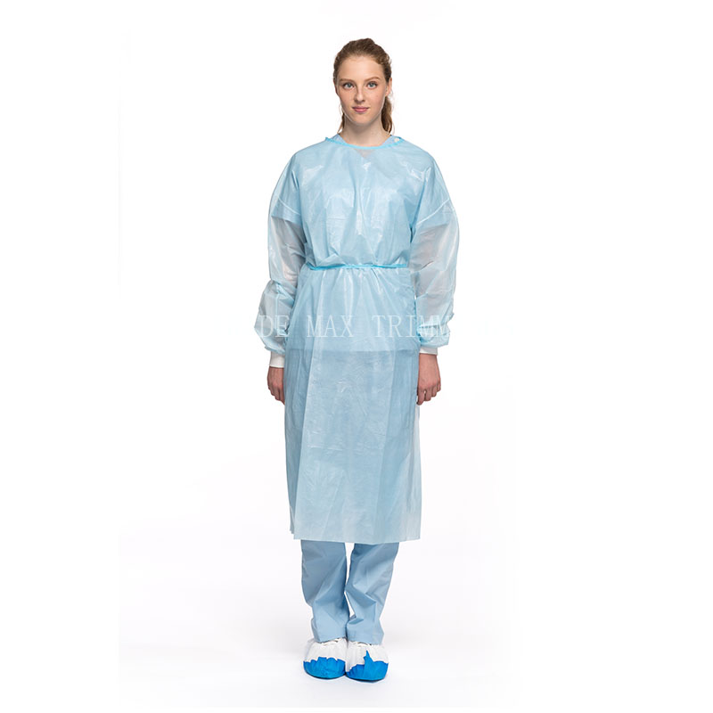 Elastic/Knitted Cuffs isolation gown