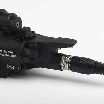 Hunting laser rifle scope