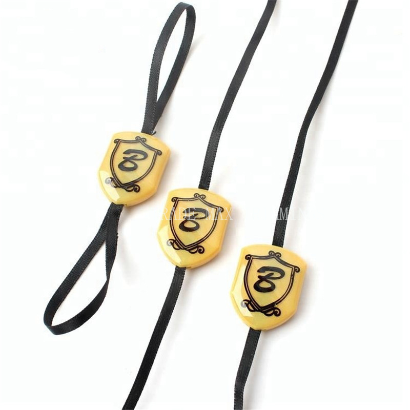 Brand Name Logo Plastic Hang Tag String Seal Brand Name Logo Plastic Hang Tag String Seal
