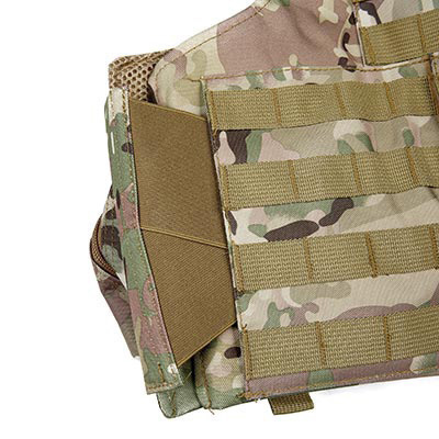 Adjustable elastic tapes on sides