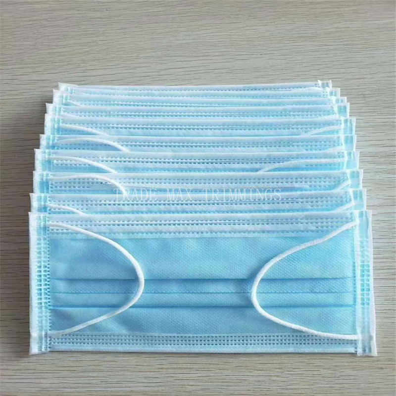 Blue Color Dust Cleaning Mouth Disposable Mask 